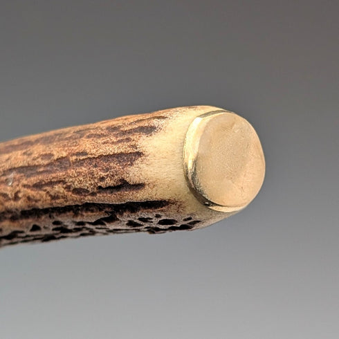 英国ヴィンテージ アントラーハンドル ステーキカトラリー6ペアセット Lancelott of Sheffield